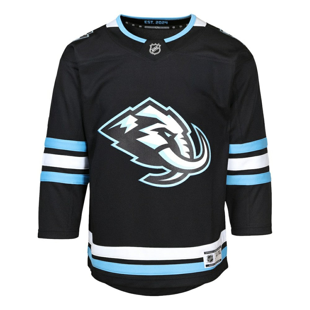 Utah Mammoth Youth Home Premier Jersey - Black | US 203445191