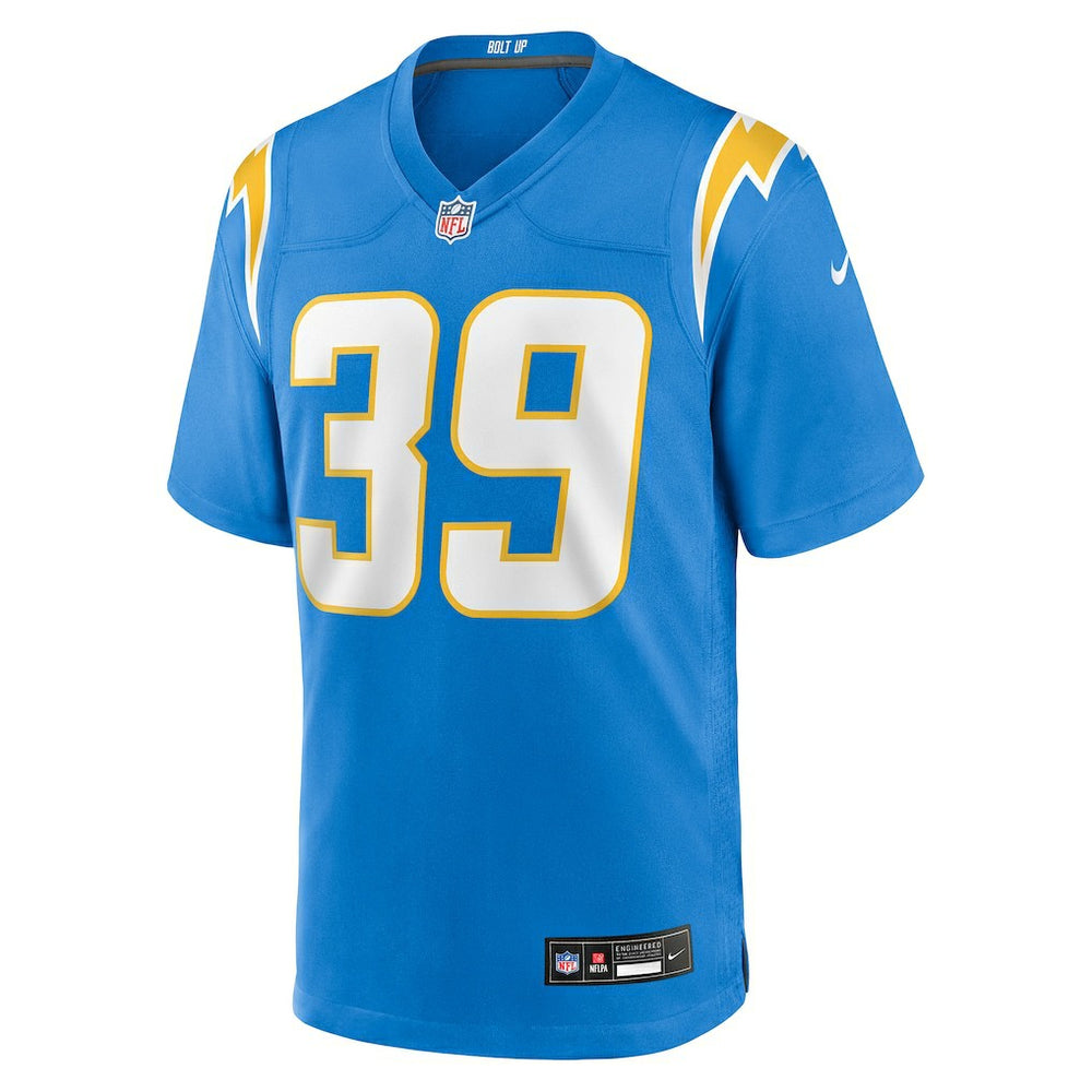Eric Rogers Los Angeles Chargers Team Game Jersey - Powder Blue Jerseys