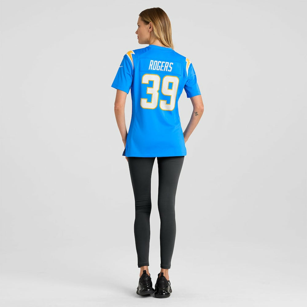 Eric Rogers Los Angeles Chargers Women's Team Game Jersey - Powder Blue Jerseys