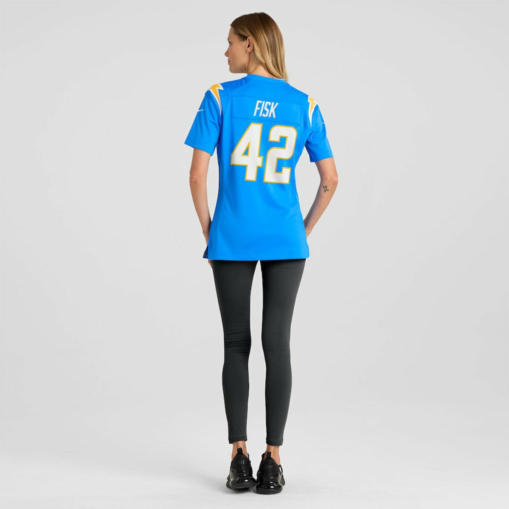 Tucker Fisk Los Angeles Chargers Women's Team Game Jersey - Powder Blue Jerseys