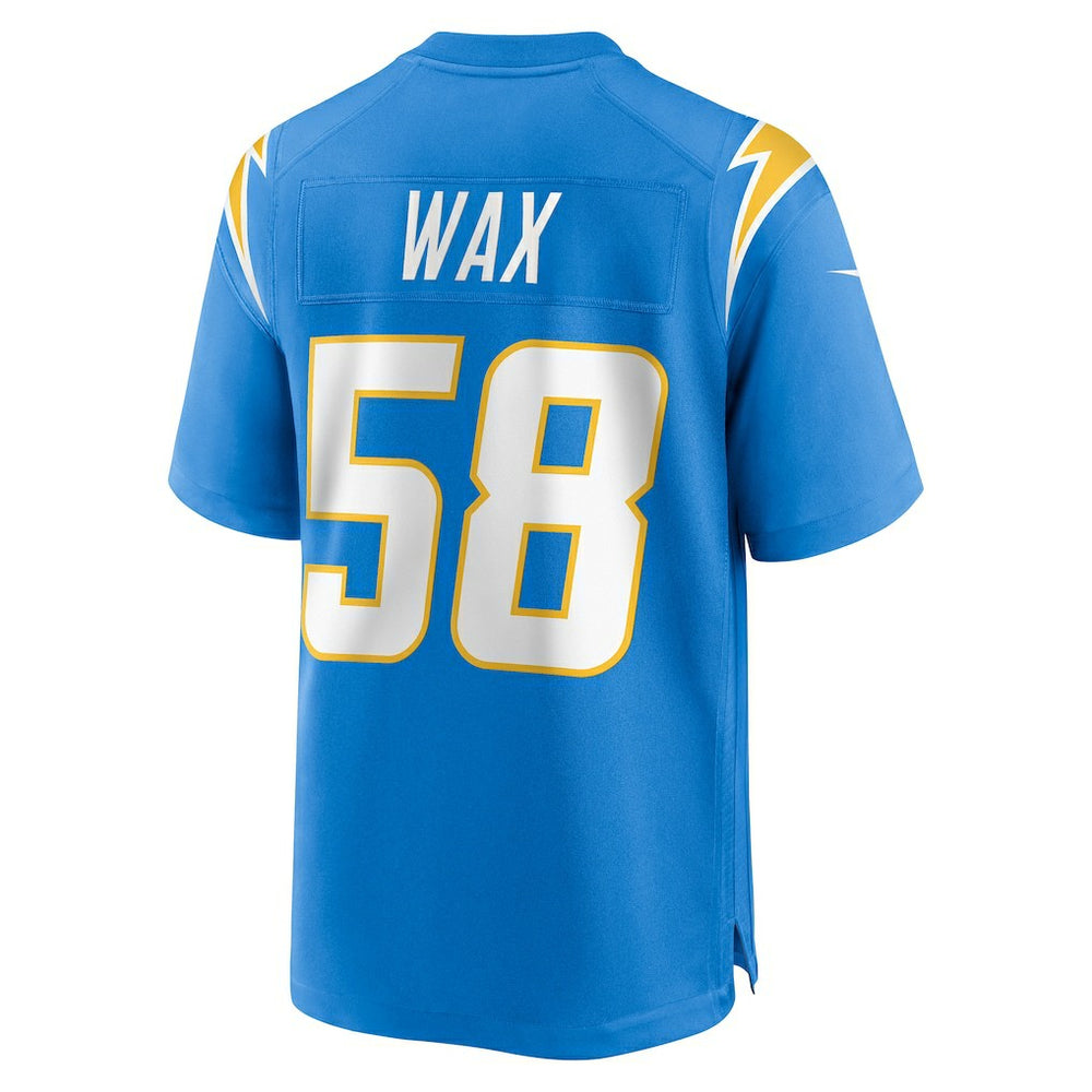 Marlowe Wax Los Angeles Chargers Team Game Jersey - Powder Blue Jerseys