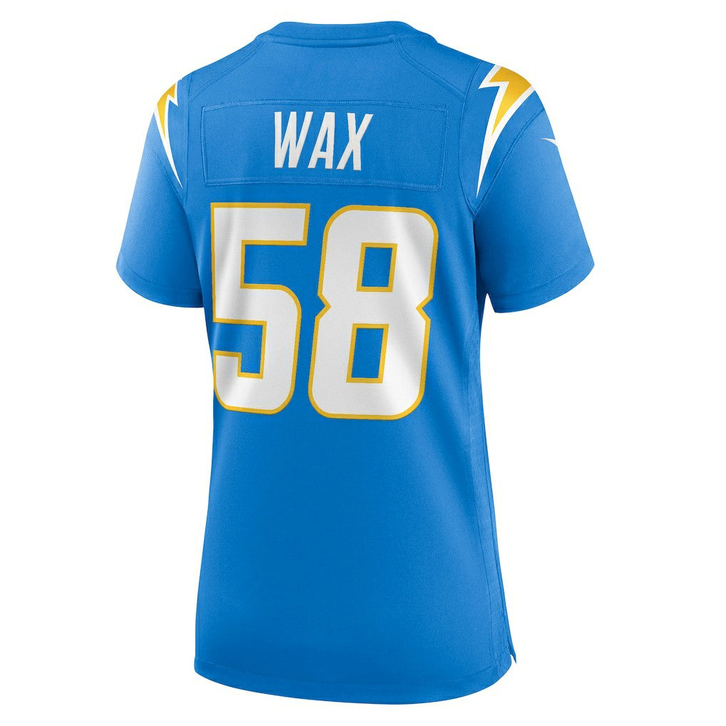 Marlowe Wax Los Angeles Chargers Women's Team Game Jersey - Powder Blue Jerseys