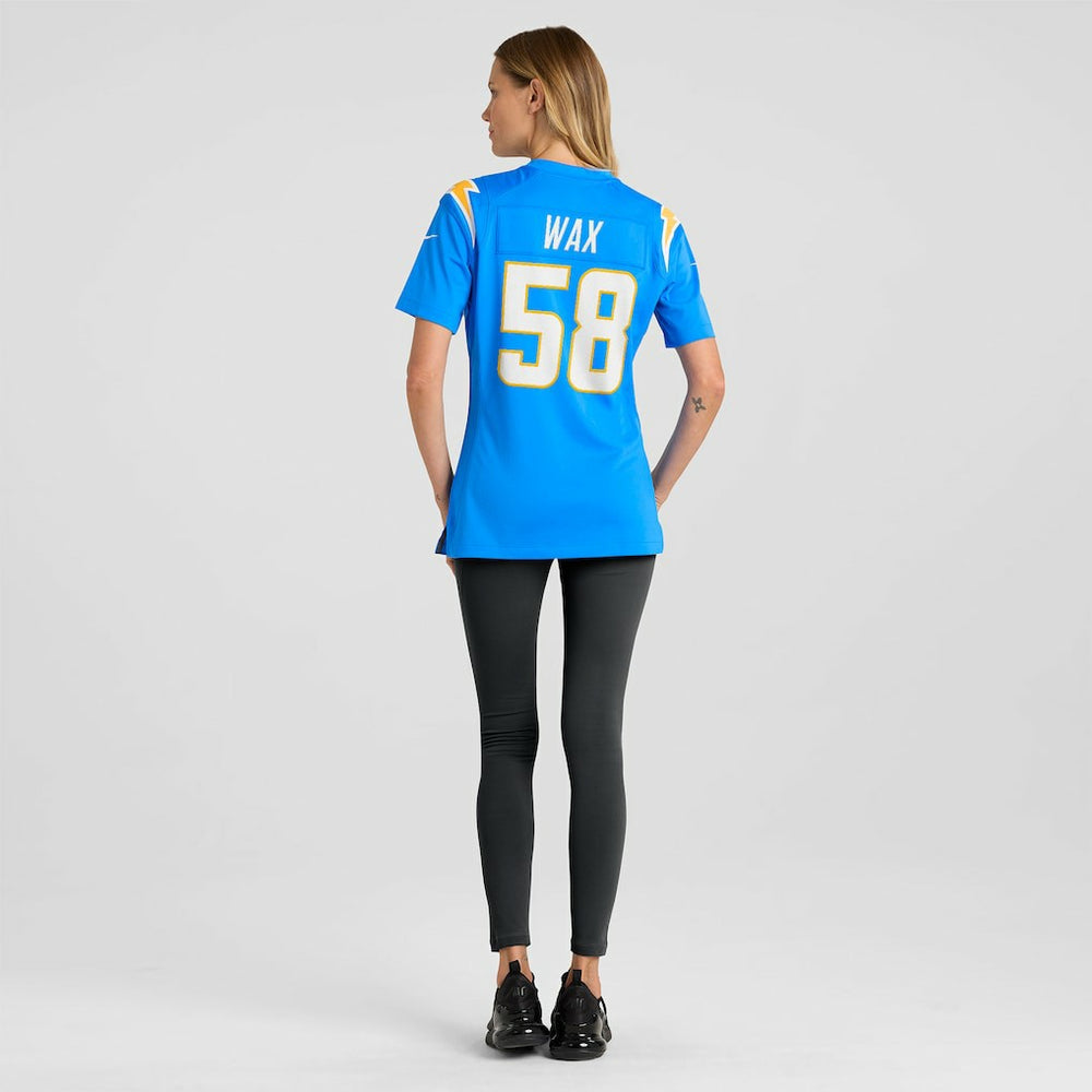 Marlowe Wax Los Angeles Chargers Women's Team Game Jersey - Powder Blue Jerseys