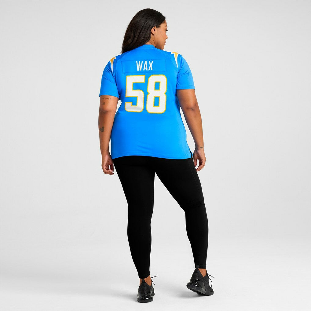Marlowe Wax Los Angeles Chargers Women's Team Game Jersey - Powder Blue Jerseys