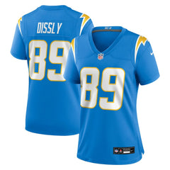 Will Dissly Los Angeles Chargers Women's Team Game Jersey - Powder Blue Jerseys