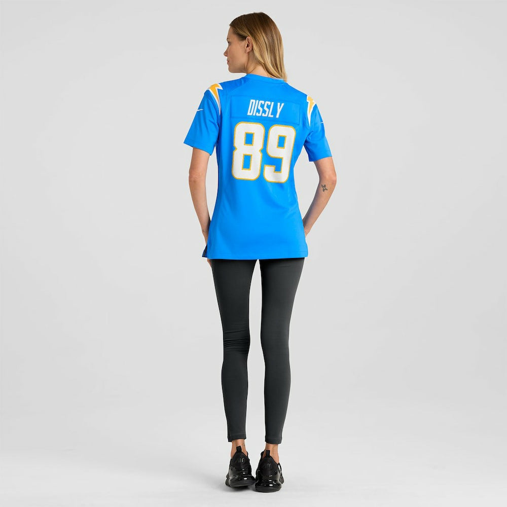 Will Dissly Los Angeles Chargers Women's Team Game Jersey - Powder Blue Jerseys