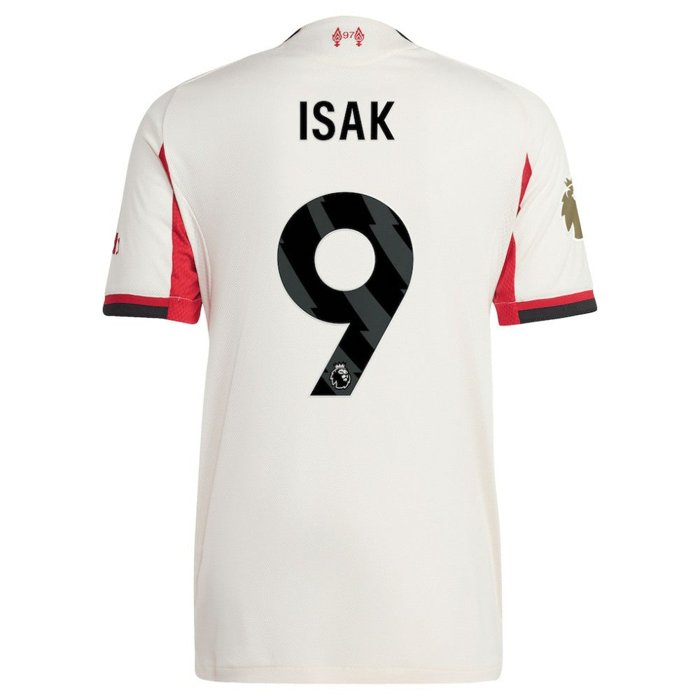 Alexander Isak Liverpool 2025/26 Away Player Jersey White - Adidas outlet