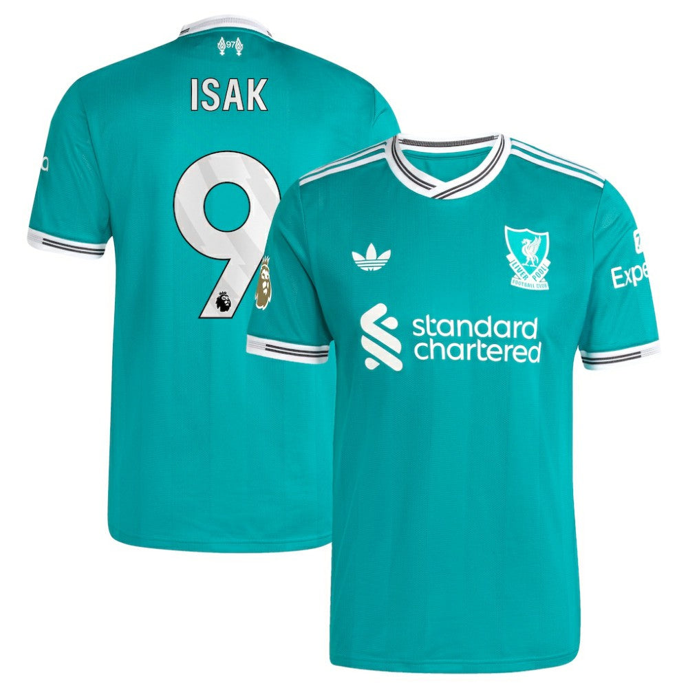 Alexander Isak Liverpool 2025/26 Third Player Jersey Green - Adidas online
