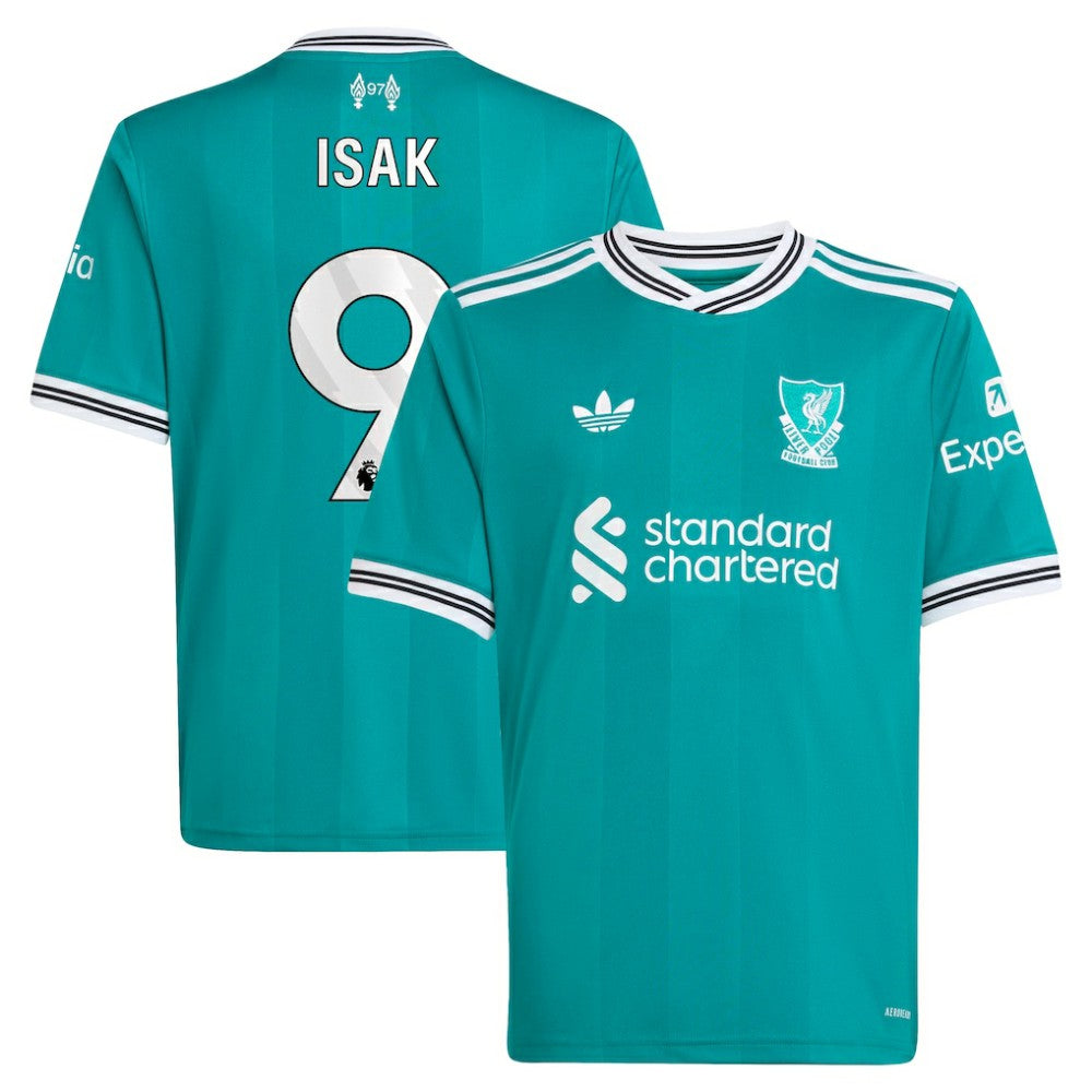 Alexander Isak Liverpool Youth 2025/26 Third Replica Player Jersey Green - Adidas cheap