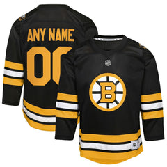 Boston Bruins Youth Home Custom Replica Jersey - Black | US 203445705