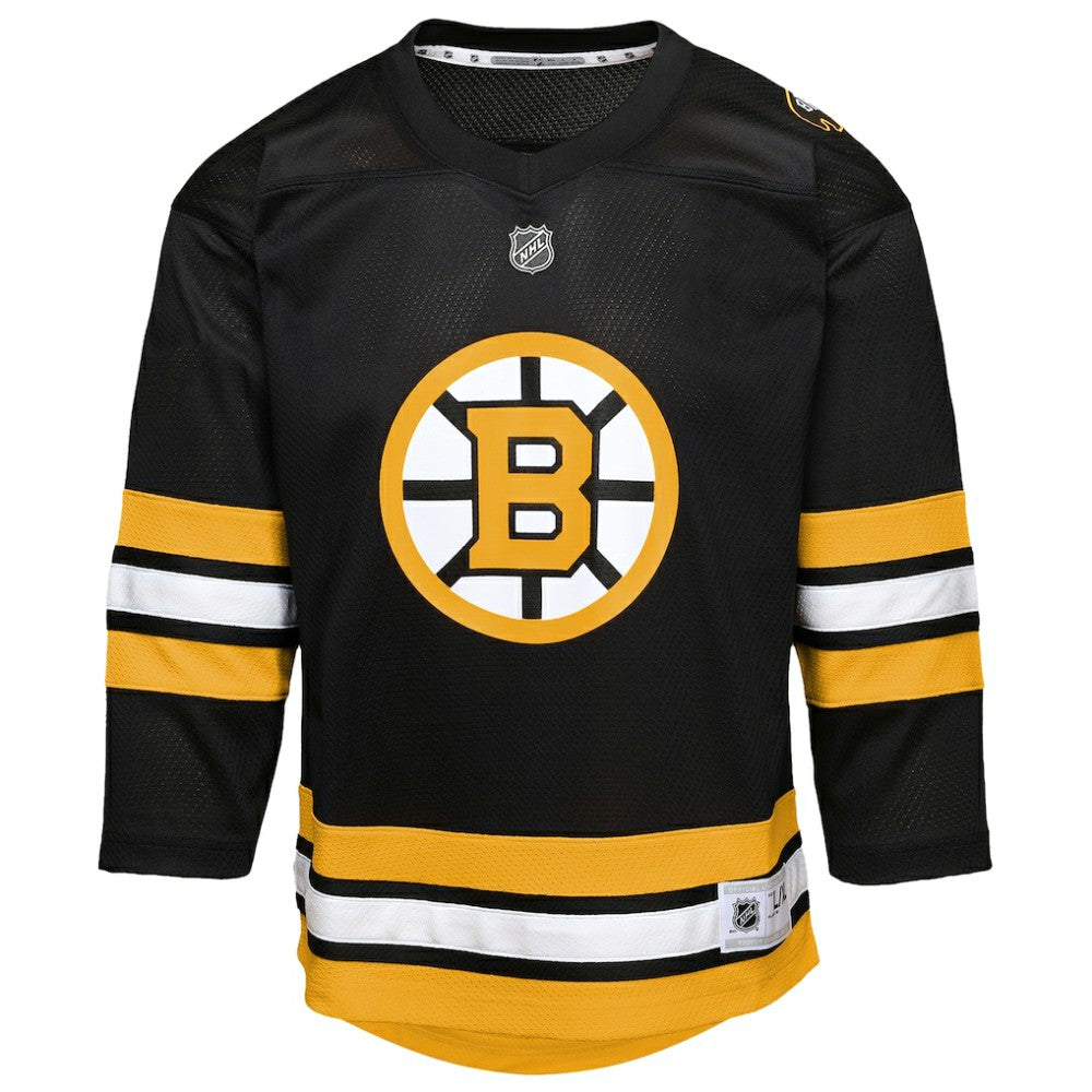 Boston Bruins Youth Home Custom Replica Jersey - Black | US 203445705