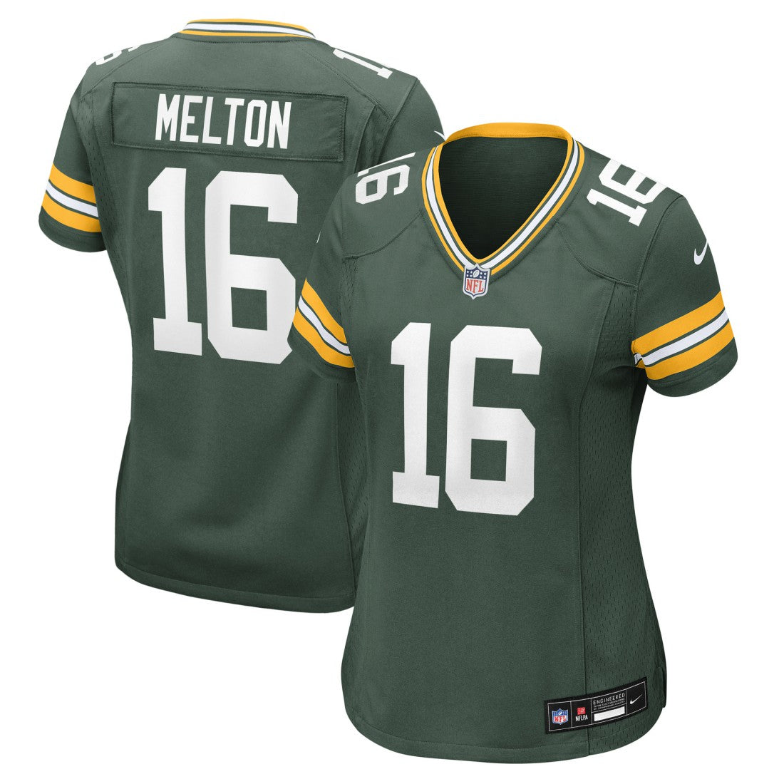 Bo Melton Green Bay Packers Women's Team Game Jersey - Green Jerseys