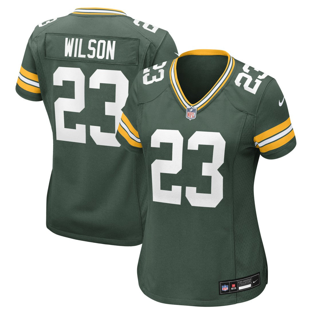 Emanuel Wilson Green Bay Packers Women's Team Game Jersey - Green Jerseys