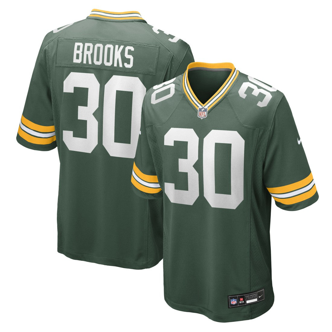Chris Brooks Green Bay Packers Team Game Jersey - Green Jerseys