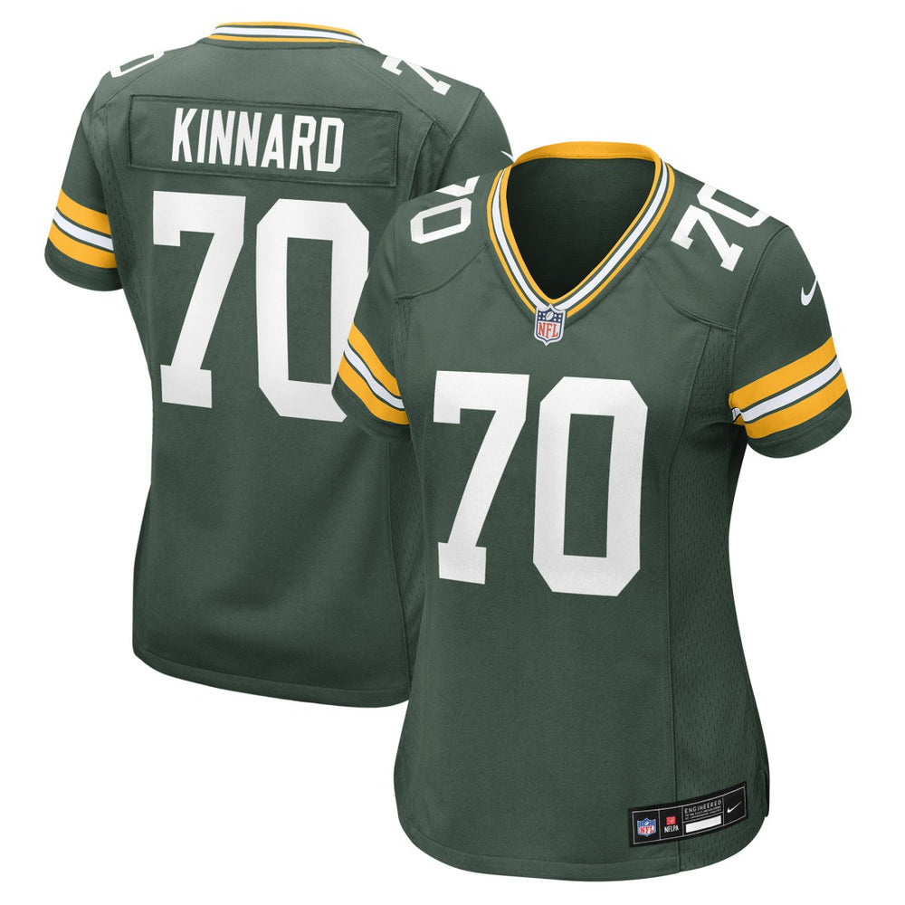 Darian Kinnard Green Bay Packers Women's Team Game Jersey - Green Jerseys
