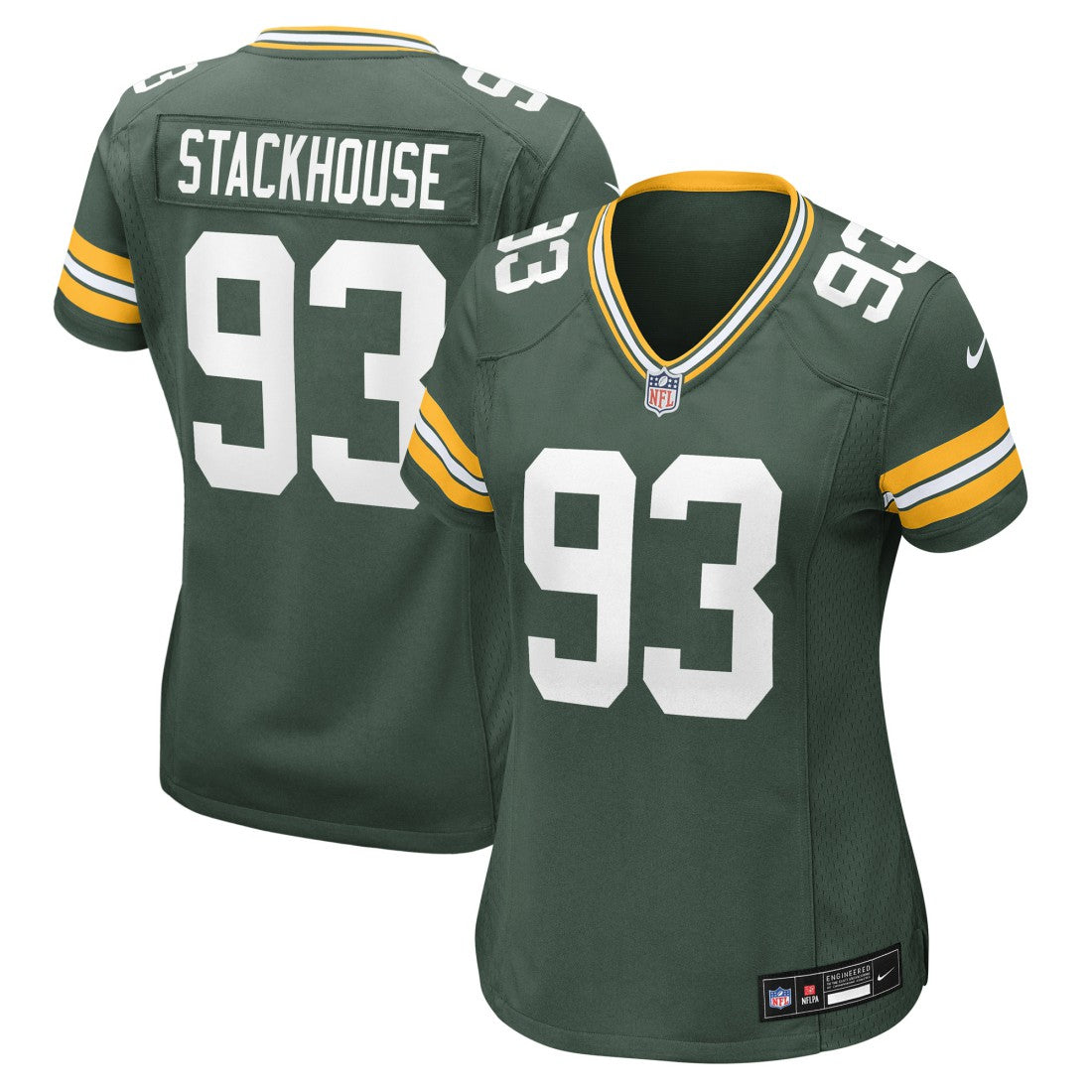 Nazir Stackhouse Green Bay Packers Women's Team Game Jersey - Green Jerseys