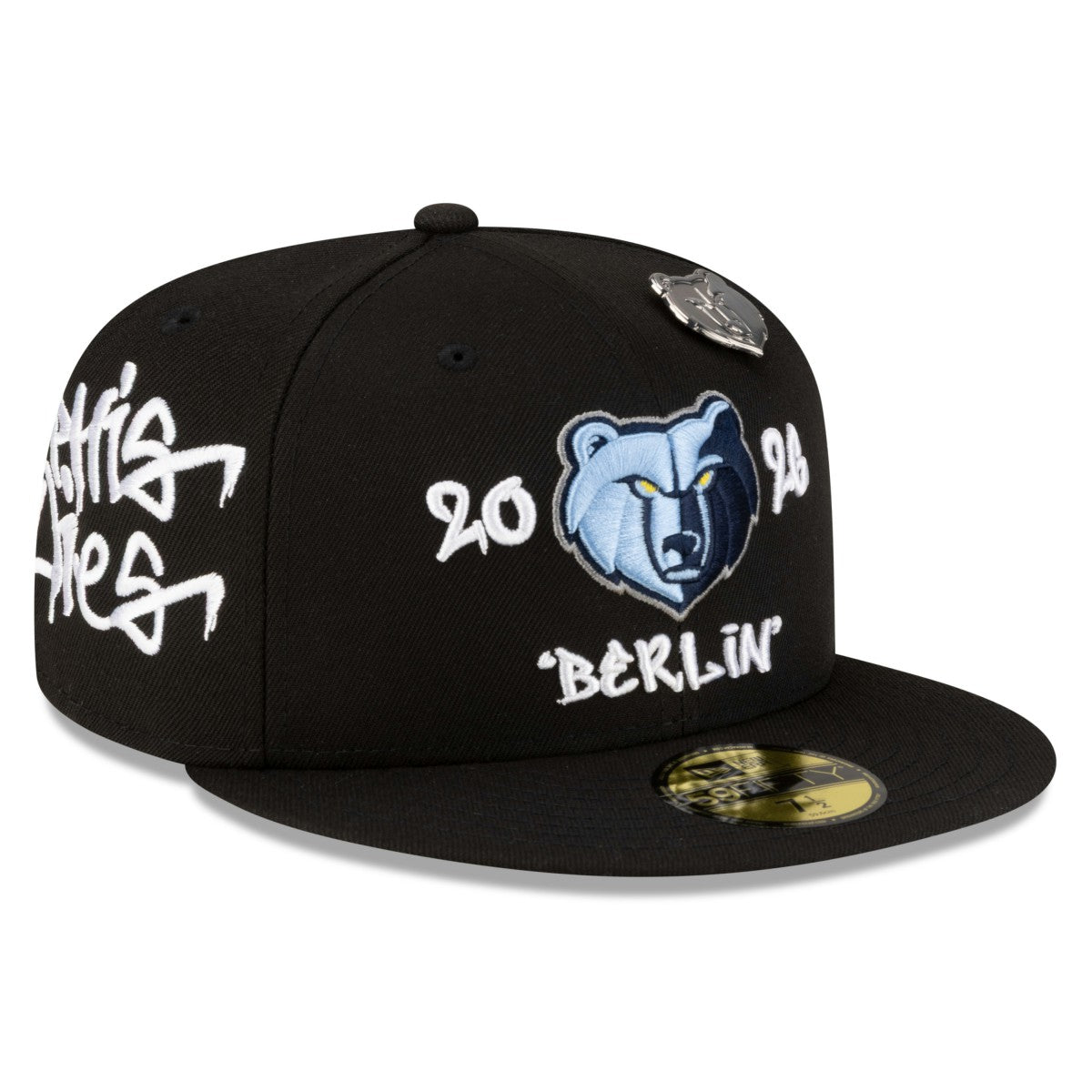 Memphis Grizzlies 2026 NBA Global Games Berlin 59FIFTY Fitted Hat Black - New Era