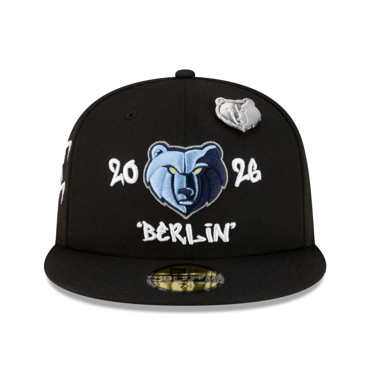 Memphis Grizzlies 2026 NBA Global Games Berlin 59FIFTY Fitted Hat Black - New Era