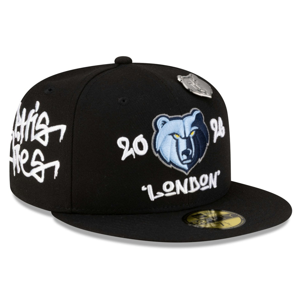 Memphis Grizzlies 2026 NBA Global Games London 59FIFTY Fitted Hat Black - New Era