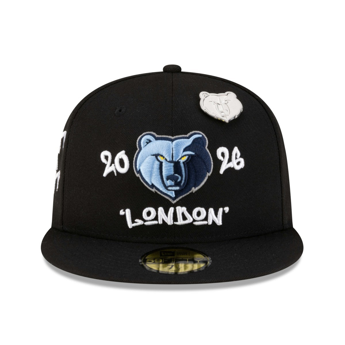 Memphis Grizzlies 2026 NBA Global Games London 59FIFTY Fitted Hat Black - New Era