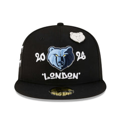 Memphis Grizzlies 2026 NBA Global Games London 59FIFTY Fitted Hat Black - New Era