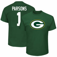 Micah Parsons Green Bay Packers Big & Tall Player Name & Number T-Shirt - Green T-shirts