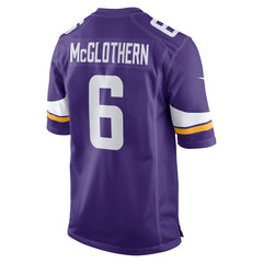 Dwight McGlothern Minnesota Vikings Team Game Jersey - Purple Jerseys