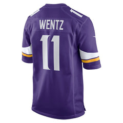 Carson Wentz Minnesota Vikings Team Game Jersey - Purple Jerseys