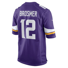 Max Brosmer Minnesota Vikings Team Game Jersey - Purple Jerseys