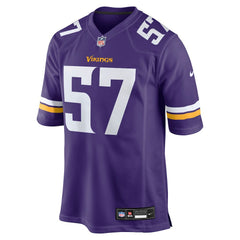 Chaz Chambliss Minnesota Vikings Team Game Jersey - Purple Jerseys