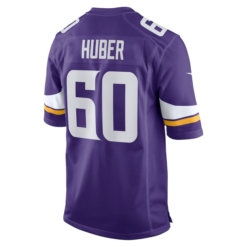Joe Huber Minnesota Vikings Team Game Jersey - Purple Jerseys