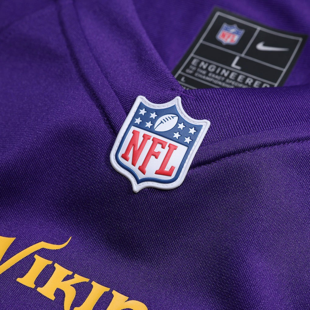 Joe Huber Minnesota Vikings Team Game Jersey - Purple Jerseys