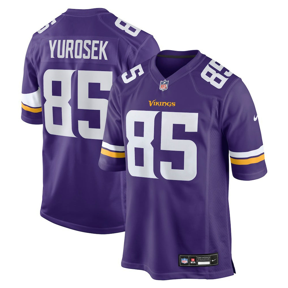 Ben Yurosek Minnesota Vikings Team Game Jersey - Purple Jerseys