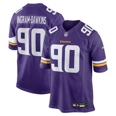 Tyrion Ingram-Dawkins Minnesota Vikings Team Game Jersey - Purple Jerseys