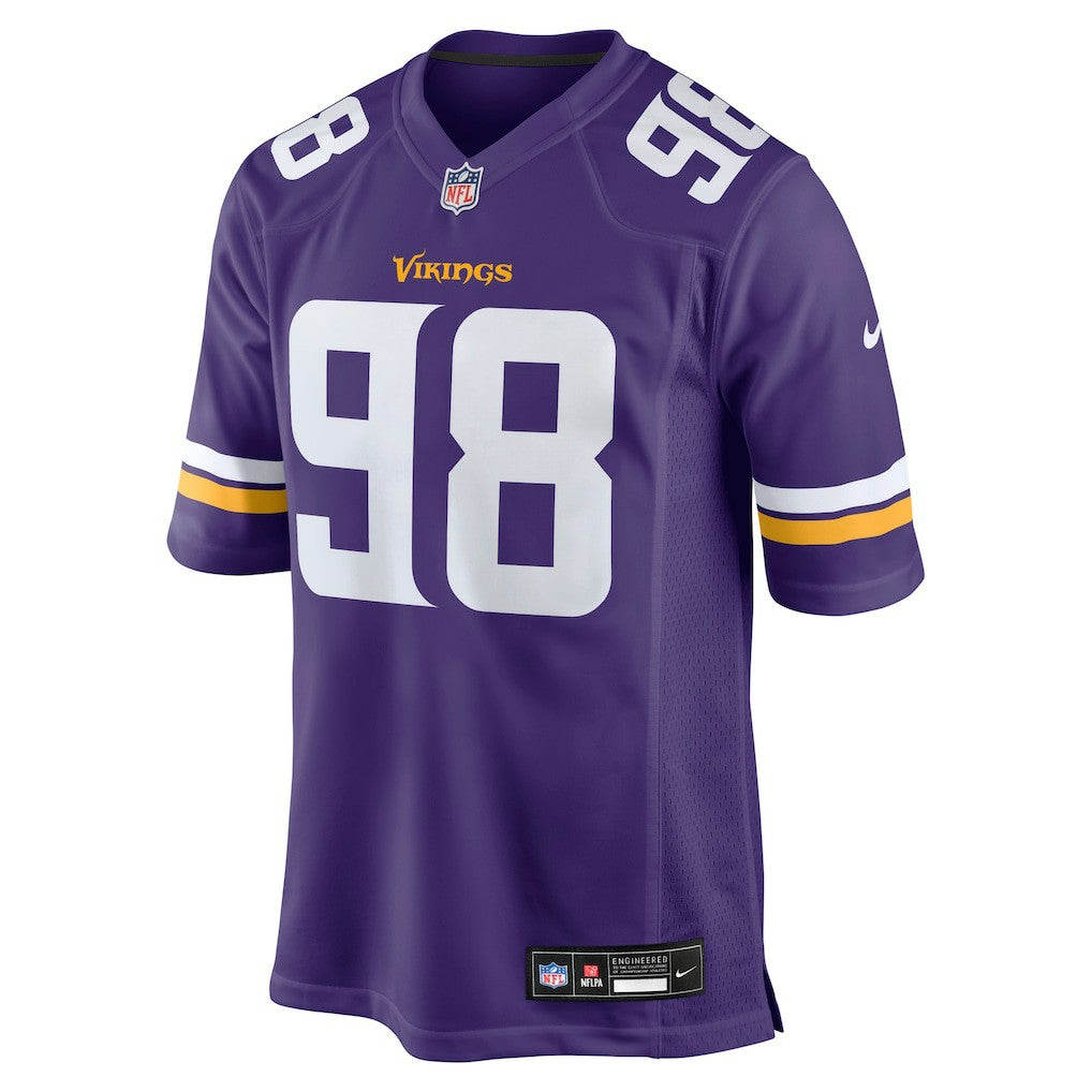 Bo Richter Minnesota Vikings Team Game Jersey - Purple Jerseys