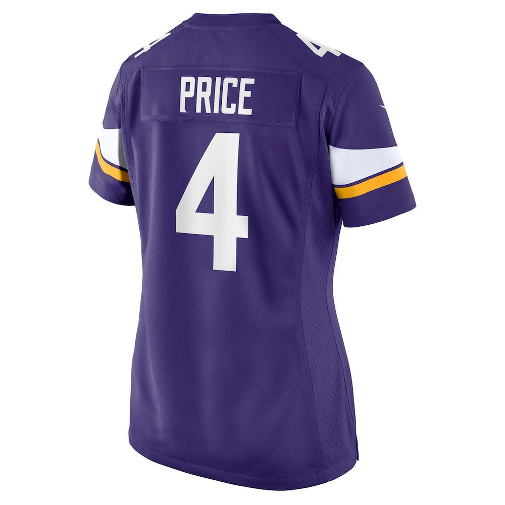 Myles Price Minnesota Vikings Women's Team Game Jersey - Purple Jerseys