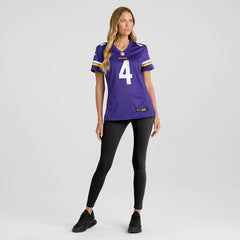 Myles Price Minnesota Vikings Women's Team Game Jersey - Purple Jerseys