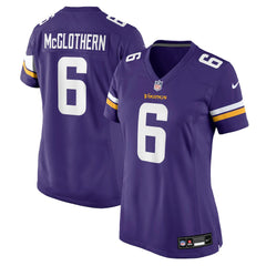 Dwight McGlothern Minnesota Vikings Women's Team Game Jersey - Purple Jerseys