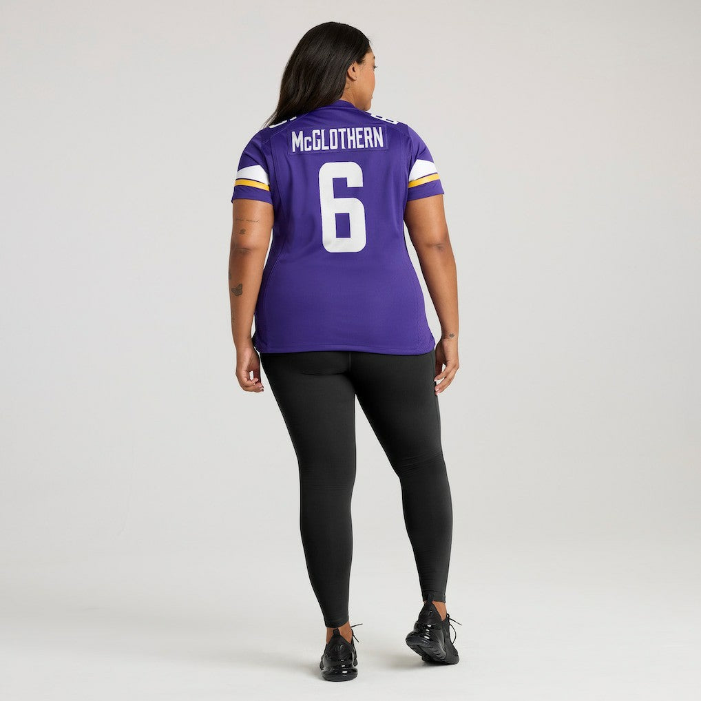 Dwight McGlothern Minnesota Vikings Women's Team Game Jersey - Purple Jerseys