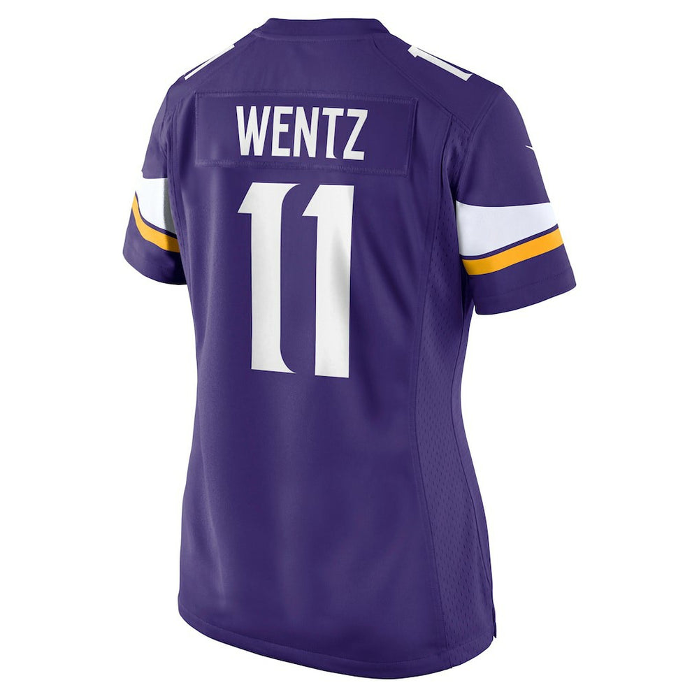 Carson Wentz Minnesota Vikings Women's Team Game Jersey - Purple Jerseys