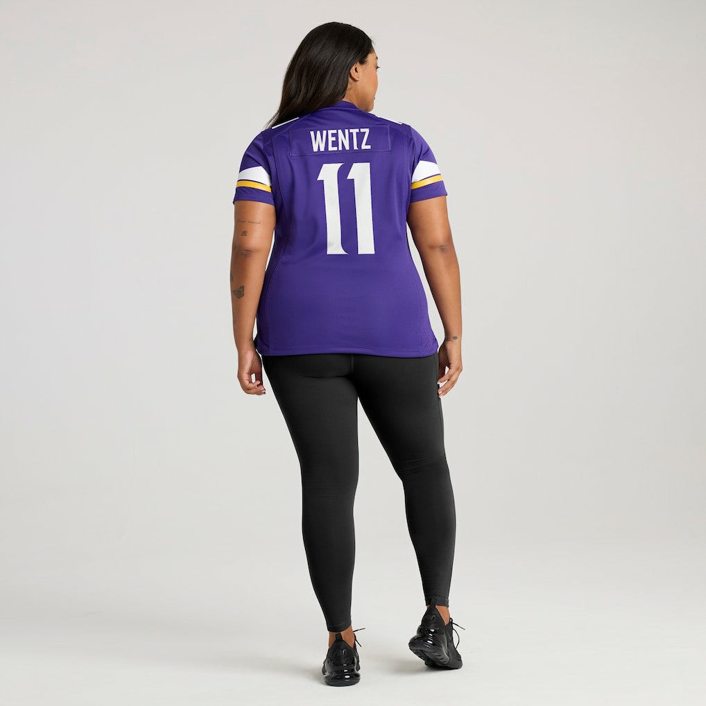 Carson Wentz Minnesota Vikings Women's Team Game Jersey - Purple Jerseys
