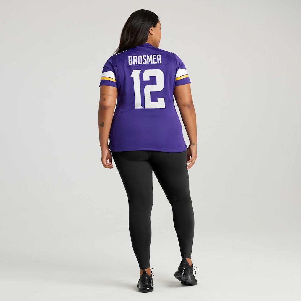 Max Brosmer Minnesota Vikings Women's Team Game Jersey - Purple Jerseys