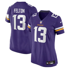 Tai Felton Minnesota Vikings Women's Team Game Jersey - Purple Jerseys