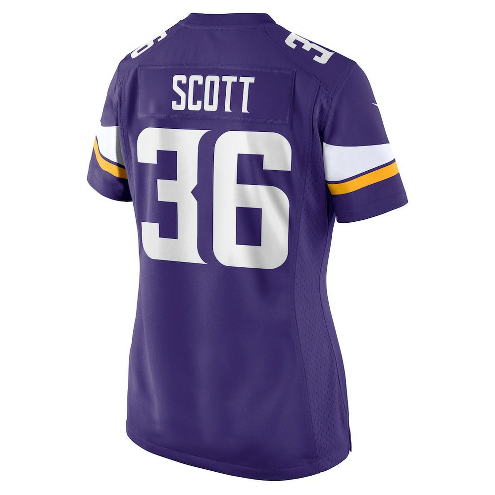 Zavier Scott Minnesota Vikings Women's Team Game Jersey - Purple Jerseys