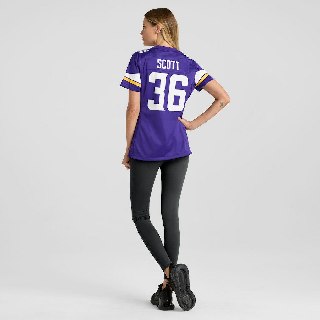Zavier Scott Minnesota Vikings Women's Team Game Jersey - Purple Jerseys