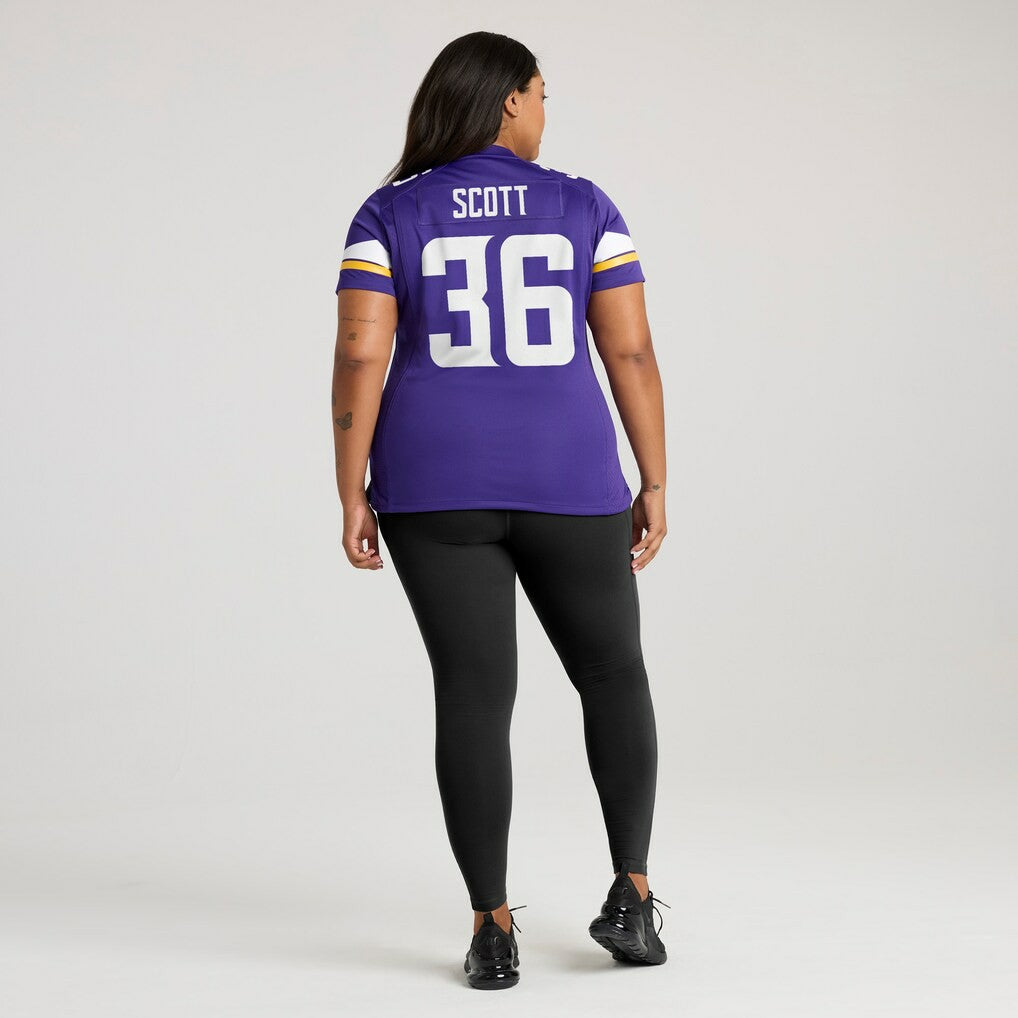 Zavier Scott Minnesota Vikings Women's Team Game Jersey - Purple Jerseys