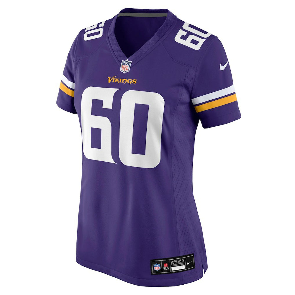 Joe Huber Minnesota Vikings Women's Team Game Jersey - Purple Jerseys