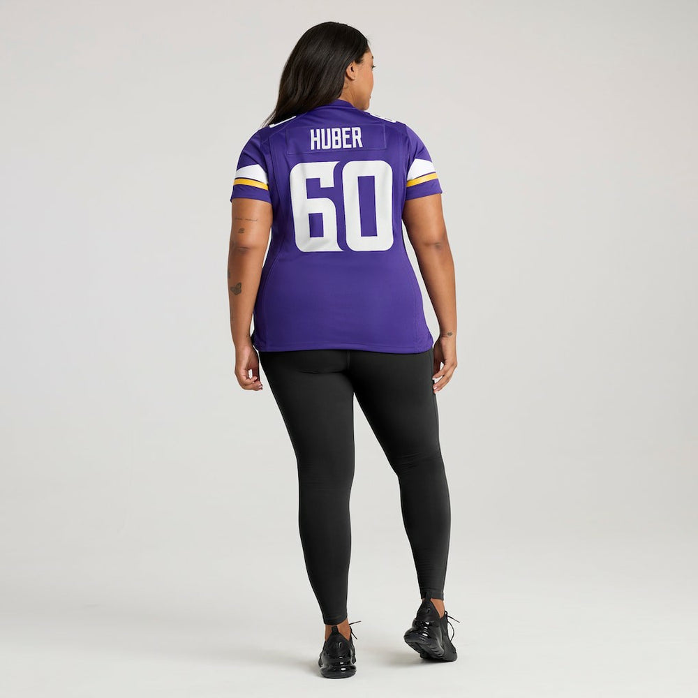 Joe Huber Minnesota Vikings Women's Team Game Jersey - Purple Jerseys