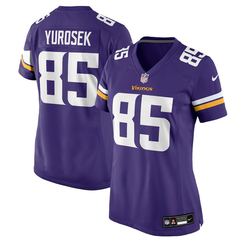 Ben Yurosek Minnesota Vikings Women's Team Game Jersey - Purple Jerseys