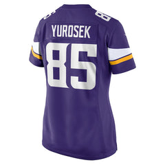 Ben Yurosek Minnesota Vikings Women's Team Game Jersey - Purple Jerseys